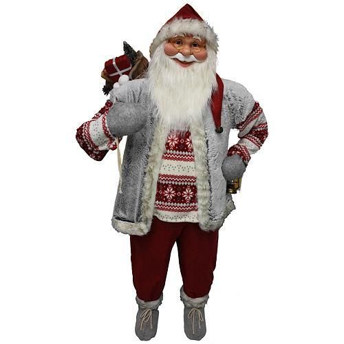 Dekoracia XmSA25, Santa, s vestou, 150 cm