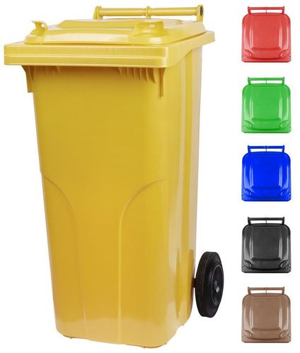 Nadoba MGB 240 lit, plast, žltá, popolnica na odpad