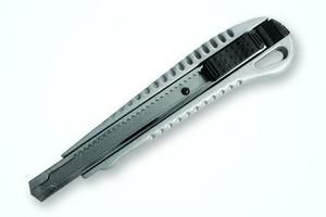 Nôž univerzálny olamovací, 9mm, kovový, kovová výstuž