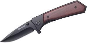 Nož zatvárací s poistkou, dĺžka 120/205mm, hrúbka čepele 3mm, antikoro/drevo