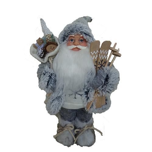Santa stojaci, 30 cm, šedý